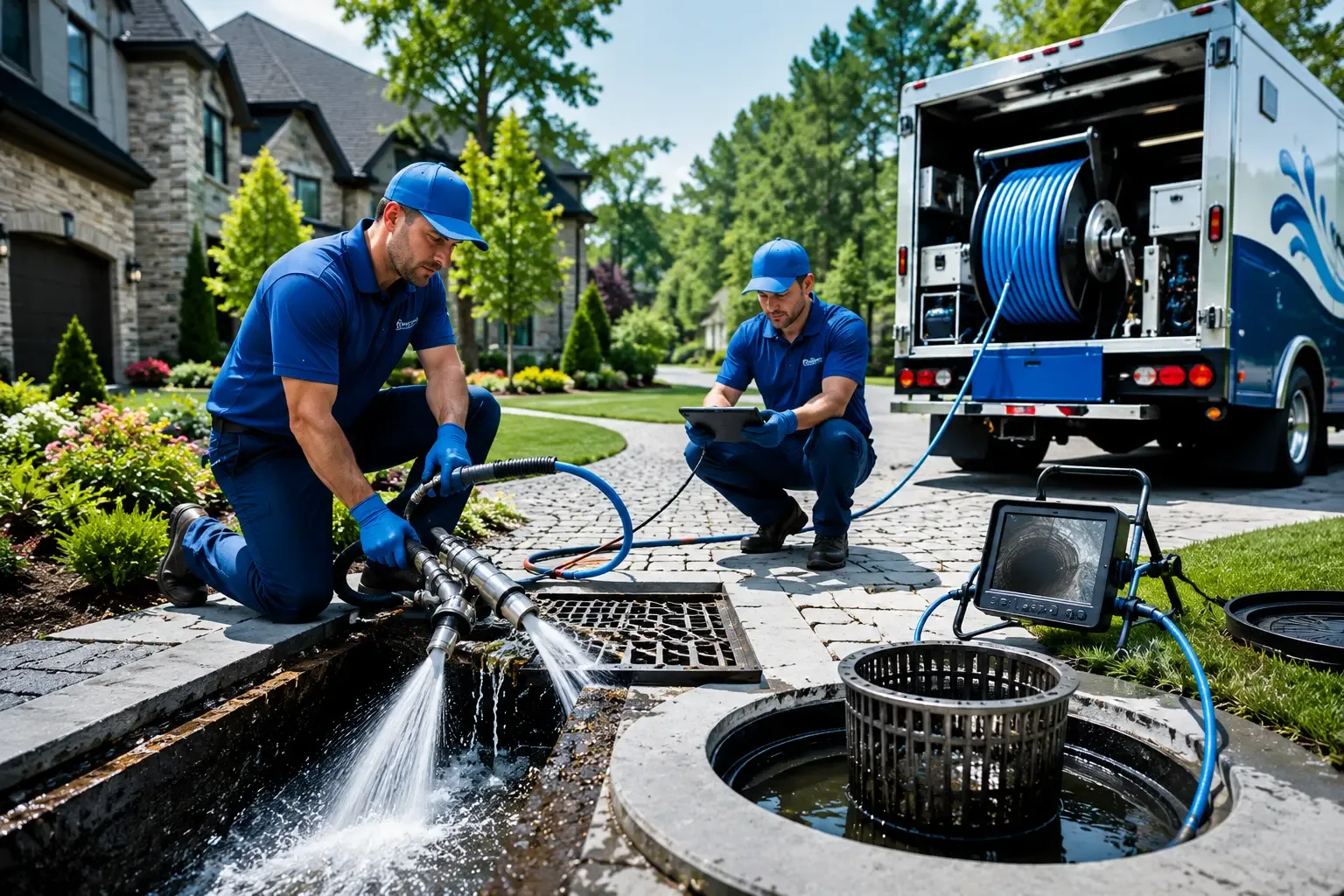 Local outdoor drain cleaning professionals in Frenchville, ME